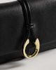 Dolce Vita Dolce Vita Amina leather shoulder bag with gold-tone hardware in black - 3