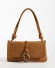 Dolce Vita Dolce Vita Amina leather shoulder bag with gold-tone hardware in cognac-Brown - 1