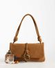 Dolce Vita Dolce Vita Amina leather shoulder bag with gold-tone hardware in cognac-Brown - 2