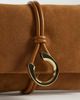 Dolce Vita Dolce Vita Amina leather shoulder bag with gold-tone hardware in cognac-Brown - 3