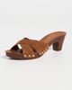 Dolce Vita Dolce Vita Averie Nubuck Leather Clogs Brown - 2