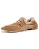 Dolce Vita Dolce Vita Cloey Plush Loafers Light Brown Suede - 1