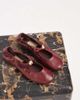 Dolce Vita Dolce Vita Cornel ballet flats with gold detail in oxblood-Red - 1