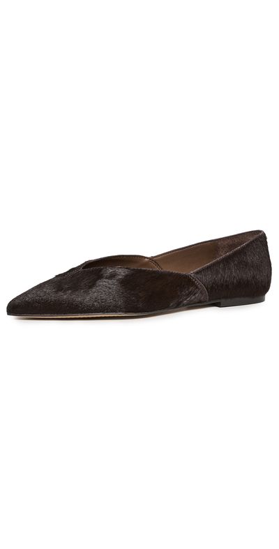 Dolce Vita Dolce Vita Gema Flats Chestnut Haircalf