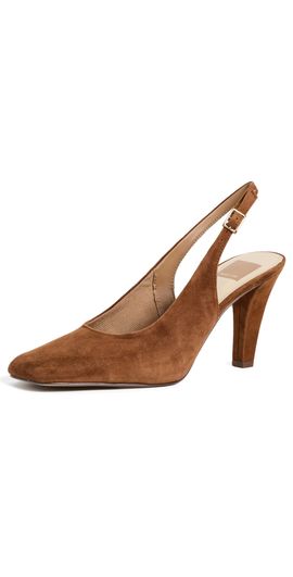 Dolce Vita Dolce Vita Gessia Slingback Suede Heels Rust Suede