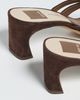 Dolce Vita Dolce Vita Gessie Heeled Thong Sandals DK Brown Nubuck - 4