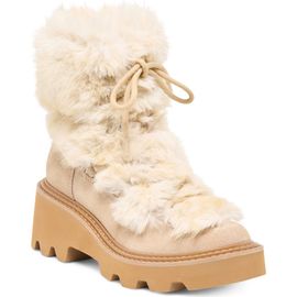 Dolce Vita Dolce Vita Hawkin Plush Faux Fur Trim Leather Bootie