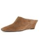 Dolce Vita Dolce Vita Hilah Suede Wedge Mules Light Brown Suede - 1
