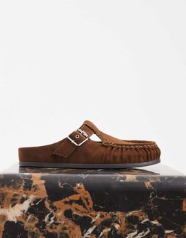 Dolce Vita Dolce Vita Jeanne clogs in chestnut suede-Brown