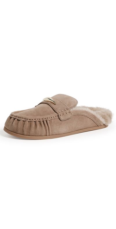 Dolce Vita Dolce Vita Jodero Plush Mules Mushroom Suede
