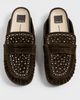 Dolce Vita Dolce Vita Jodero Stud Mules Moss Suede - 5