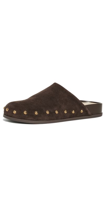 Dolce Vita Dolce Vita Joney Stud Mules Dark Brown Suede