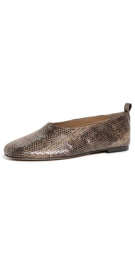 Dolce Vita Dolce Vita Kory Leather Flats Snake/Tan