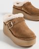 Dolce Vita Dolce Vita Oslo Plush Mules Light Brown Suede - 5