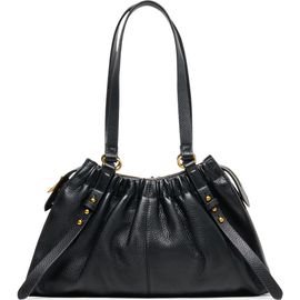 Dolce Vita Dolce Vita Sloan Ruched Leather Shoulder Bag