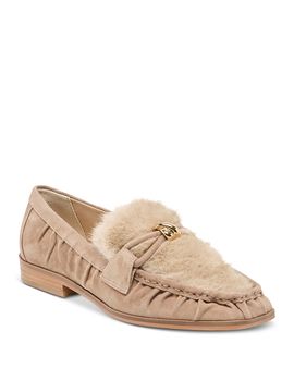 Dolce Vita Dolce Vita Women's Bonie Plush Faux Fur Suede Loafers