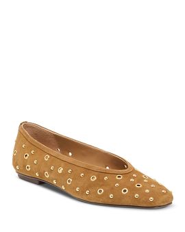 Dolce Vita Dolce Vita Women's Caret Stud Suede Ballet Flats