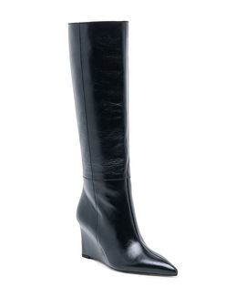 Dolce Vita Dolce Vita Women's Emila Leather Knee High Wedge Boots