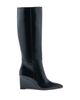Dolce Vita Dolce Vita Women's Emila Leather Knee High Wedge Boots - 2