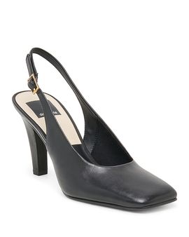 Dolce Vita Dolce Vita Women's Gessia Embossed Leather Slingback Pumps