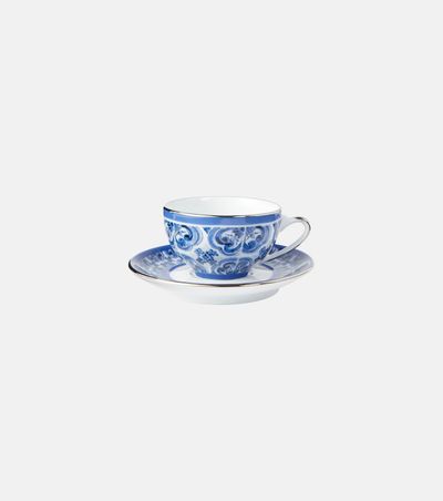 Dolce&Gabbana Casa Dolce&Gabbana Casa Blu Mediterraneo espresso cup and saucer set