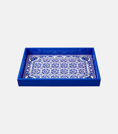 Dolce&Gabbana Casa Dolce&Gabbana Casa Blu Mediterraneo wooden tray