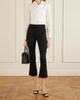 DOLCE&GABBANA Charmeuse cropped silk-blend flared pants - 2