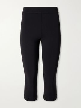 DOLCE&GABBANA Crepe high-rise straight-leg capri pants