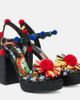 Dolce&Gabbana Dolce&Gabbana 105 embellished raffia sandals - 1