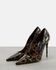 Dolce&Gabbana Dolce&Gabbana 105 leopard-print polished leather pumps - 4
