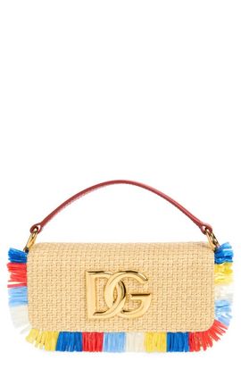 Dolce&Gabbana Dolce&Gabbana 3.5 Raffia Shoulder Bag