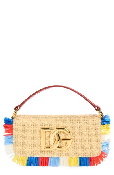 Dolce&Gabbana Dolce&Gabbana 3.5 Raffia Shoulder Bag