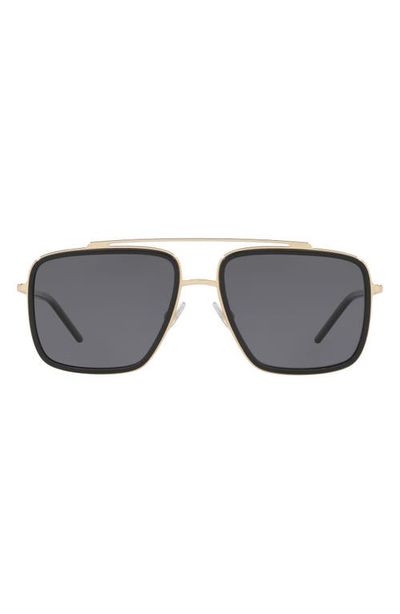 Dolce&Gabbana Dolce&Gabbana 57mm Polarized Navigator Sunglasses