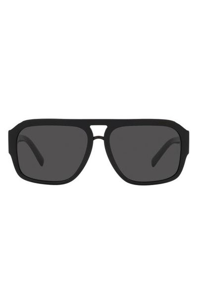 Dolce&Gabbana Dolce&Gabbana 58mm Aviator Sunglasses