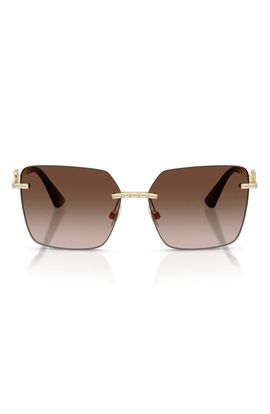 Dolce&Gabbana Dolce&Gabbana 59mm Rimless Square Sunglasses