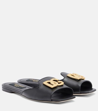 Dolce&Gabbana Dolce&Gabbana Abaya DG leather mules