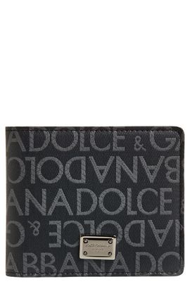 Dolce&Gabbana Dolce&Gabbana Allover Logo Billfold Wallet