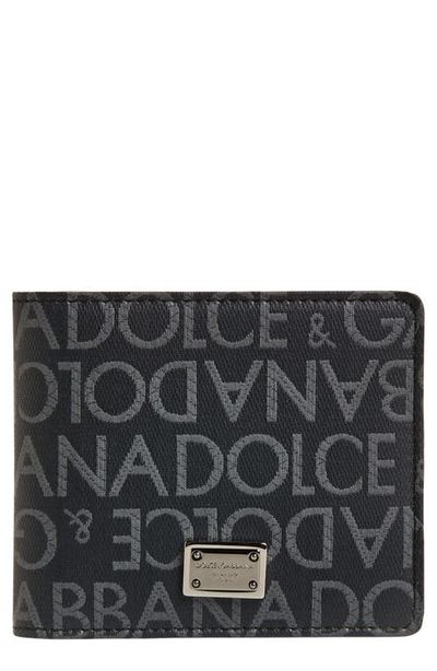 Dolce&Gabbana Dolce&Gabbana Allover Logo Billfold Wallet