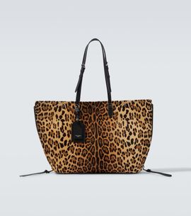 Dolce&Gabbana Dolce&Gabbana Atene leopard-print calf hair tote bag