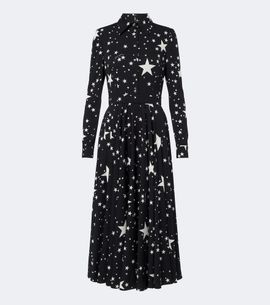 Dolce&Gabbana Dolce&Gabbana Belted printed silk-blend shirt dress