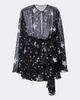 Dolce&Gabbana Dolce&Gabbana Belted printed silk chiffon minidress - 1