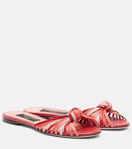 Dolce&Gabbana Dolce&Gabbana Bianca 2.0 leather slides