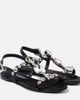 Dolce&Gabbana Dolce&Gabbana Bianca embellished satin sandals - 1