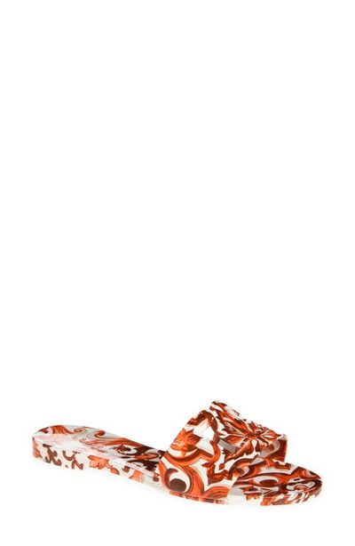 Dolce&Gabbana Dolce&Gabbana Bianca Majolica Slide Sandal