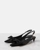 Dolce&Gabbana Dolce&Gabbana Bow-detail satin slingback pumps - 4