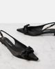 Dolce&Gabbana Dolce&Gabbana Bow-detail satin slingback pumps - 5