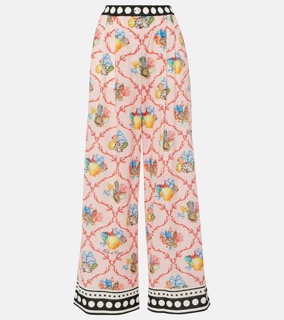 Dolce&Gabbana Dolce&Gabbana Capri printed cotton palazzo pants