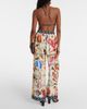 Dolce&Gabbana Dolce&Gabbana Capri printed silk satin palazzo pants - 3