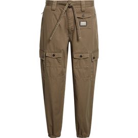 Dolce&Gabbana Dolce&Gabbana Cavallo Cotton Gabardine Cargo Jogger Pants