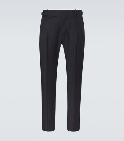 Dolce&Gabbana Dolce&Gabbana Chalk stripe virgin wool slim pants